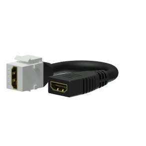 Keystone adapter HDMI a til HDMI a, Hvid