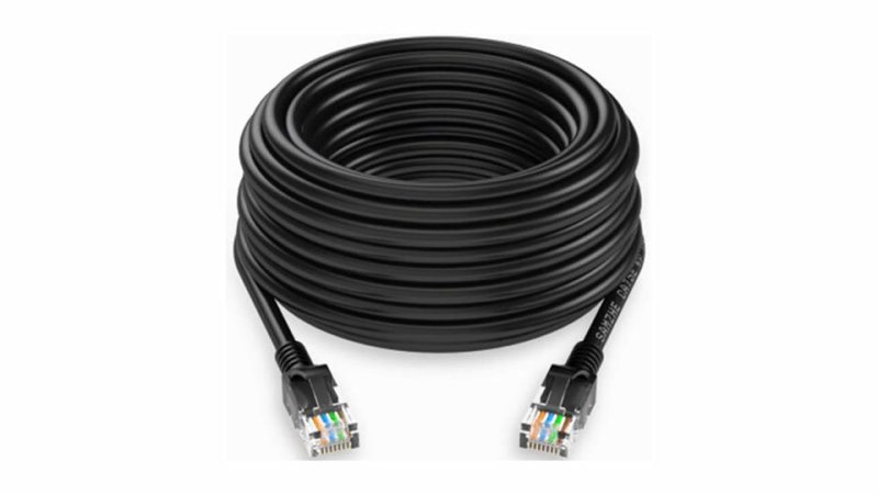 Vissonic CAT 5e F/UTP skrmet kabel IEC332/1, Sort
