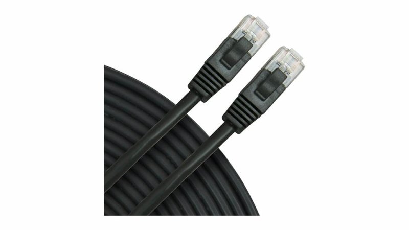 Vissonic CAT 5e F/UTP skrmet kabel IEC332/1, Sort
