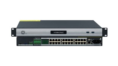 Vissonic control unit med web interface til name plate