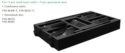Vissonic Trolley Case m/4 indsats
