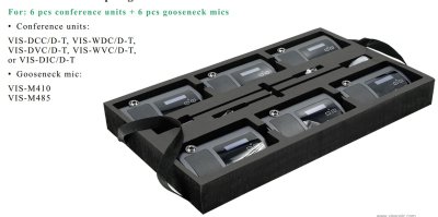 Vissonic Trolley Case m/4 indsats