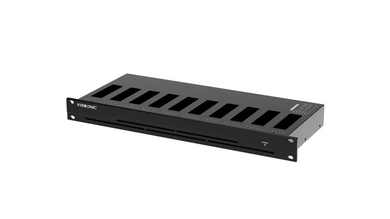 Vissonic ladestation til 10 unit MAW-T v2 batteri