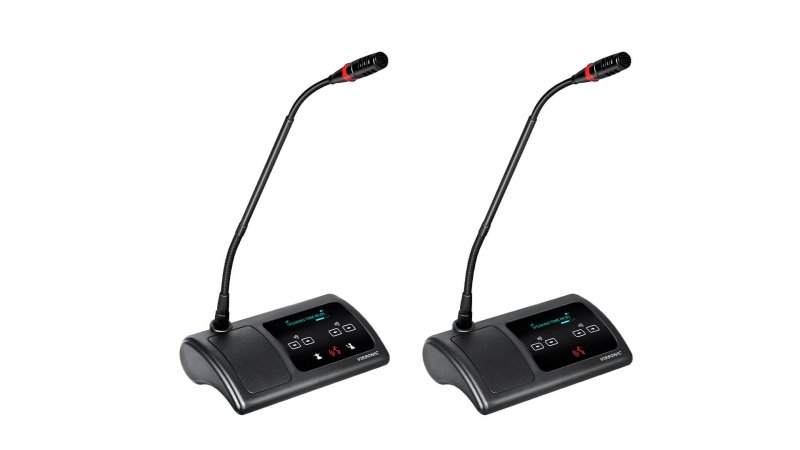 Vissonic digital trdls mdedeltager bordbase m/tuch on-off og kanalvlger