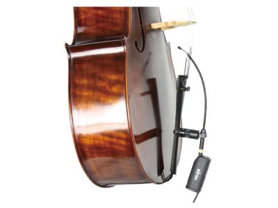 Mipro Tr�dl�s mikrofon minisender m/beslag til Cello 24 GHz