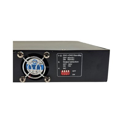 Audio forst�rker 2 x 350 W 8 Ohm / 100 V DSP